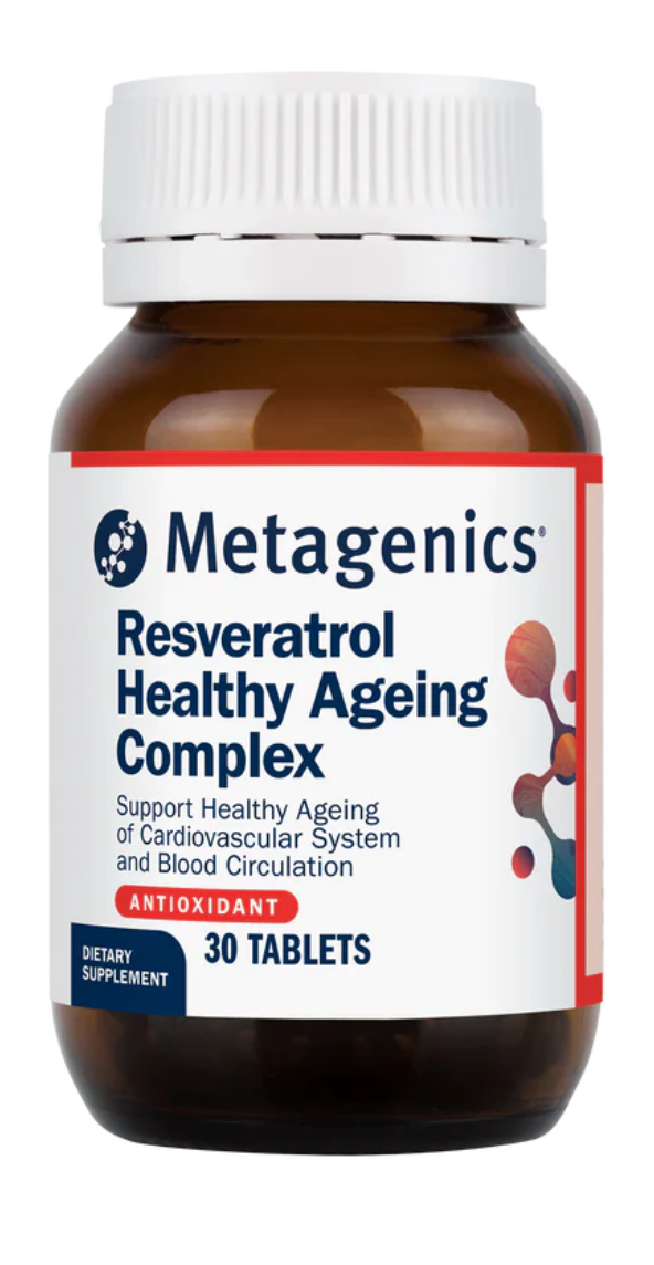 Metagenics Resveratrol Healthy Aging Complex 30 Tablets