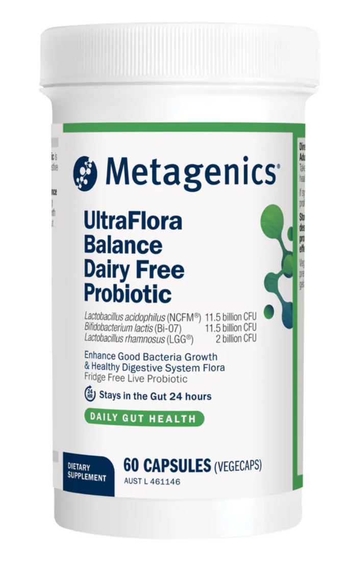 Metagenics UltraFlora Balance Dairy Free Probiotic 60 Capsules
