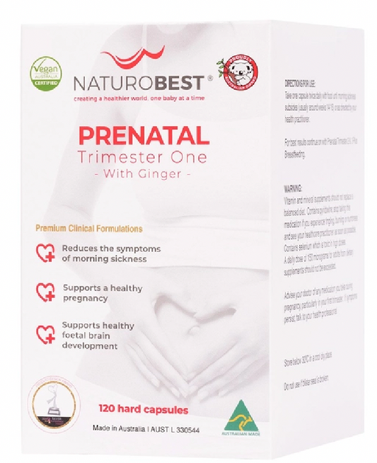 NaturoBest Prenatal Trimester One with Ginger 120c