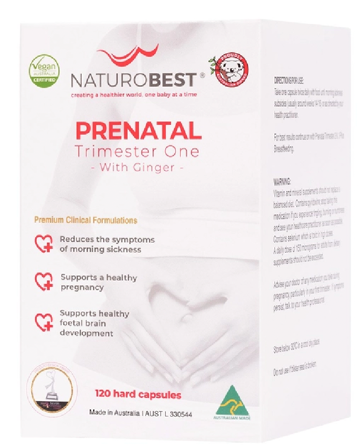 NaturoBest Prenatal Trimester One with Ginger 120c – Awaken Your Health