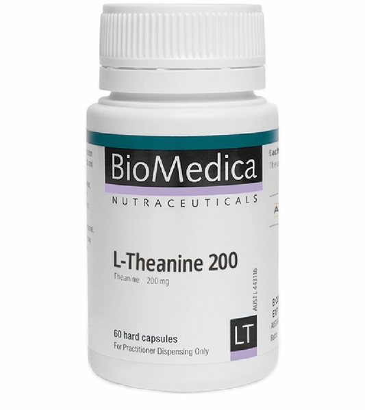 BioMedica L-Theanine 200- 60 capsules