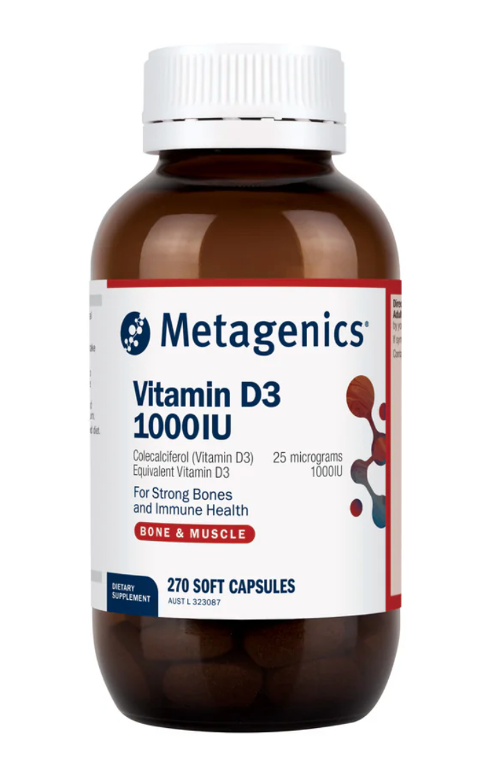 Metagenics Vitamin D3 1000IU