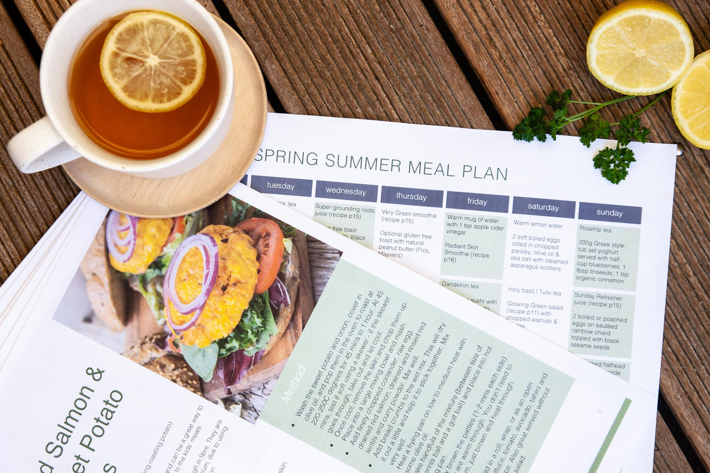 Spring Summer Seasonal Meal Planner